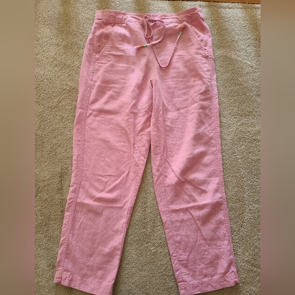 J. Crew Pink Straight Leg Pants